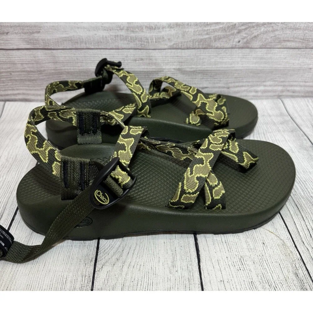Chaco Z/2 Green Camo Men's Sport STRAP CLASIC Sandals Size 10